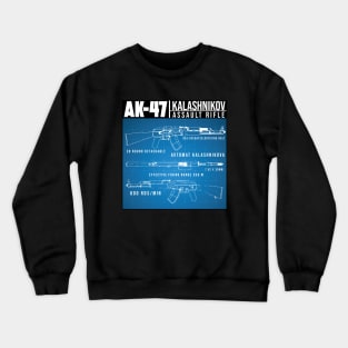 AK-47 BLUEPRINT Crewneck Sweatshirt